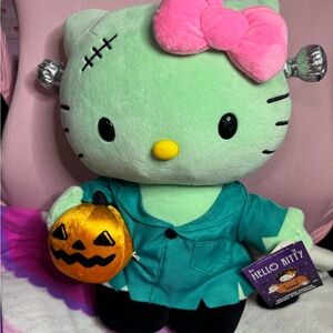 Hello Kitty Halloween Frankenstein Greeter NWT🧟